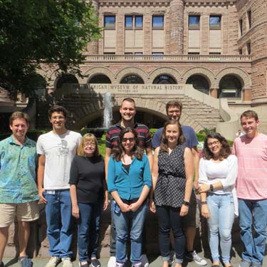 Prendini Lab Members Outside of AMNH August 2015